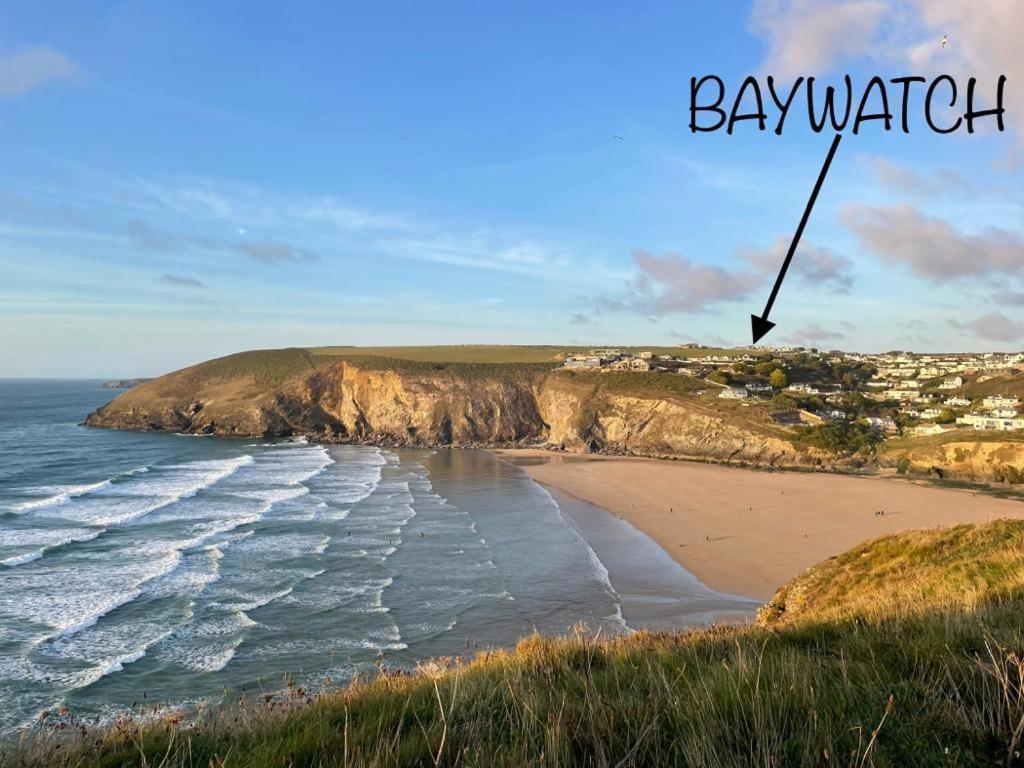 Baywatch Mawgan Porth Spacious Home Sleeps 9, Games Room, Parking & Garden Exterior photo